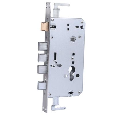 China Durable Apartment Cylinder Mortise Lock Body Three Deadbolt Mortise Door Lock Body for sale