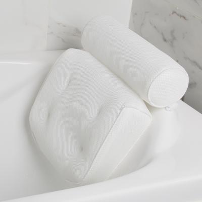 China Sustainable Bath Pillow 3D Tub Pillow Luxury Spa Bath Pillow For Tub for sale