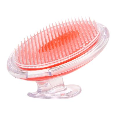 China Long Handle Body Massage Silicon Bath Brushes For Shower Silicone Brushes Bath Silicone Massage Bath Brush for sale