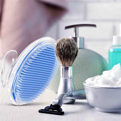 China Long Handle Body Massage Silicon Bath Brushes For Shower Silicone Brushes Bath Silicone Massage Bath Brush for sale