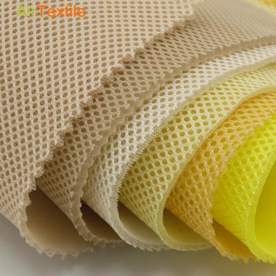 China Stretch Polyester 3mm Spacer Fabric 3D Air Layer Mesh Sandwich Mesh Air Mesh Mattress Fabrics for sale