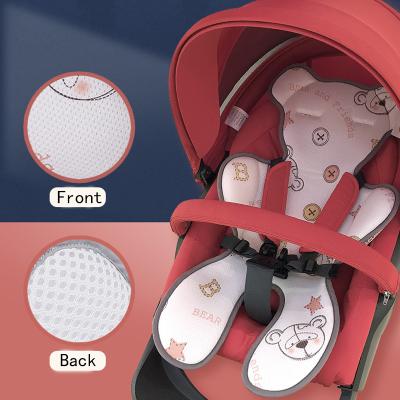 China Comfortable Breathable 3d Mesh Liner Baby Stroller Sleep Mat Baby Stroller Cushion Pad Washable for sale