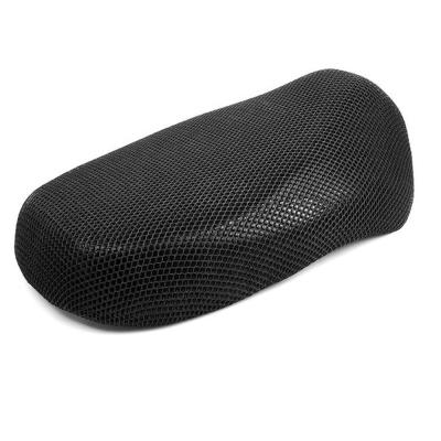 China Resilient 3d Air Spacer Mesh Fabric Motorcycle Saddle Cover Motorcycle Cushion Cover for sale