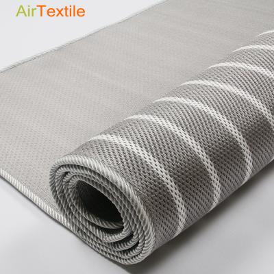 China Breathable Mesh 3D Stripe Cooling Mattress Topper Pad Cooling Cooler Pad for sale