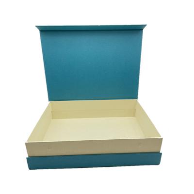 China New Arrival Reused Materials Simple Elegant Folding Magnetic Box Custom Logo Gift Boxes Paper Packaging For Hair Wigs Extension Eyeshadow Shoes for sale