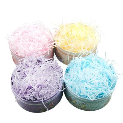 China Recycled Materials Gift Wrapping Filler Ply Cut Paper Wholesale Ply Shredded Paper Raffia Recycled Fabric For Wrapping Gift Box for sale