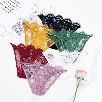 China Wholesale Antibacterial Four Color Women's Lace Sexy Japanese Lady Panties Ladies Underwear for sale