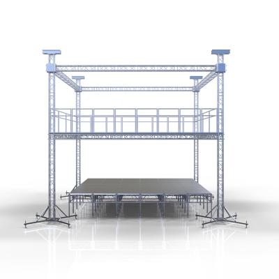 China OEM ODM Double-Layer Aluminum Alloy Show Truss Aluminum Structure 6082-T6/6061-T6 For Auto Show Lighting Exhibit for sale