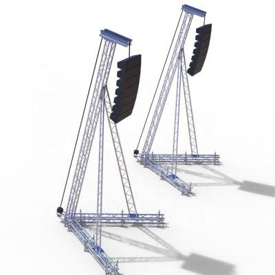 China 6082-T6 Aluminum Line Array Loudspeaker Truss Tower Truss for sale