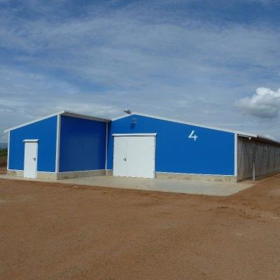 China Anti Rust Prefabricated Metal Warehouse for sale