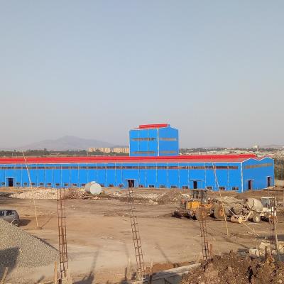 China PVC Window Steel Structure Workshop Custom Steel Shed Workshop for sale