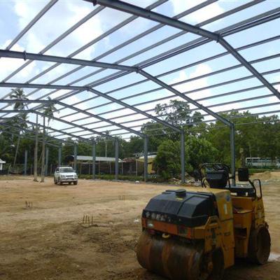 China Resist Wind Prefabricated Steel House OEM Metal Frame Buildings for sale