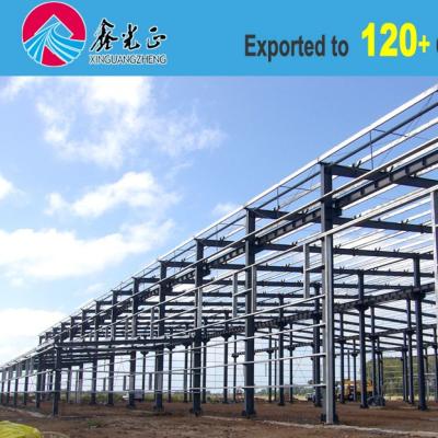 China Purlin Prefab Warehouse Building Steel Structure Painted Surface Treatment for sale