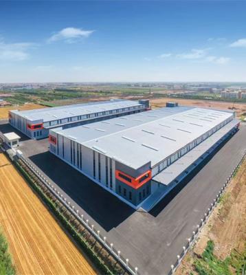 China Long Span 5-16mm Flange Steel Structure Warehouse Building With Lower Labor Costs for sale