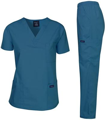 China Wholesale Comfortable Dropshipping Nursing Breathable Medical Nurse Uniform Medical Srubs Scrubs Nurse Uniform for sale