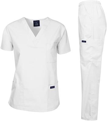 China Comfortable Medical Lab Coat Scrubs Hospital Nursing Uniform Dress For Hospital Uniforms For Men for sale