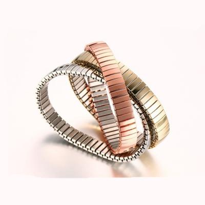 China Stainless Steel Casual / Sporting Jewelry Wholesale Price Stretch Elastic Bracelet for sale