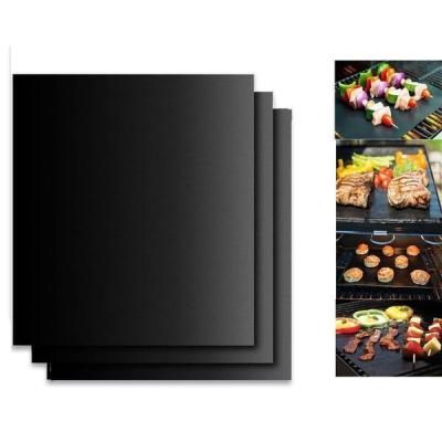 China Best Selling Dustproof Grill Mat Cooking Mat Easy To Oven Liner Reusable Non-Stick Clean PTFE BBQ for sale