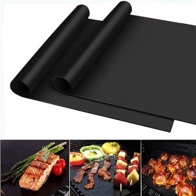 China Hot Sale Reusable Extra Thickness Easily Cleaned Heat Resistant Baking Sheet Baking Safe Mat Non Stick Copper Dishwasher BBQ Grill Mat for sale