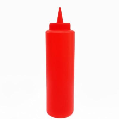 China Custom Plastic Frying Oil Food Grade Squeeze Bottles Sauce Bottle Ketchup Dispenser for sale