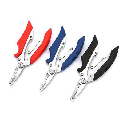 China Popular Stainless Steel Pliers Scissor Lip Pliers Handle Fishing Tools Multifunctional Fishing Pliers for sale