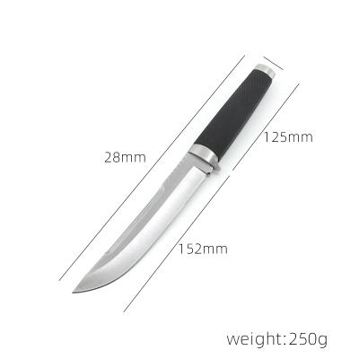 China Popular Outdoor Camping Stainless Steel Non-variable Hunting Increasing Tactical Fixed Blade Knife Survival With Holster for sale