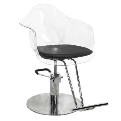 China Antique Transparent Salon Chair Stylist Chair Salon Styling Chair LC262 for sale