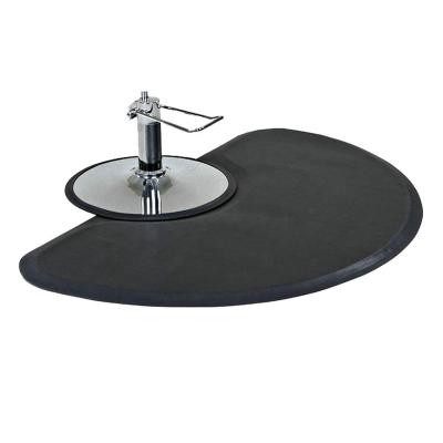 China Salon Anti-Slip Square Barber Floor Mat For Round Base Supplier HP-SM001 for sale