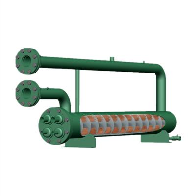 China Industry cooling heat pump contracted pipe water cooled evaporator heat exchanger for central air conditioner for sale