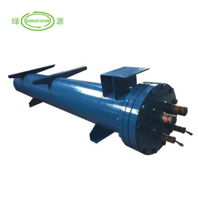 China Industry Tube Shell Heat Exchanger China Factory Copper Tube Evaporator Seawater Heat Exchanger Cooling Price for sale