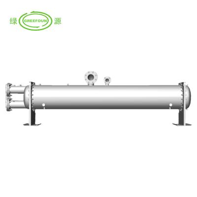 China Industrial Gas Falling Film Liquid Separator Refrigeration Parts Vaporizer Heat Exchanger Shell Tube Water Cooled Evaporator for sale