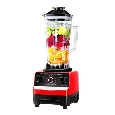 China RTS 2022 Hot Selling Household Multifunctional Peak Blender Heavy Duty Silver Fruit Juice Smoothies Blender with 1800W Power for sale