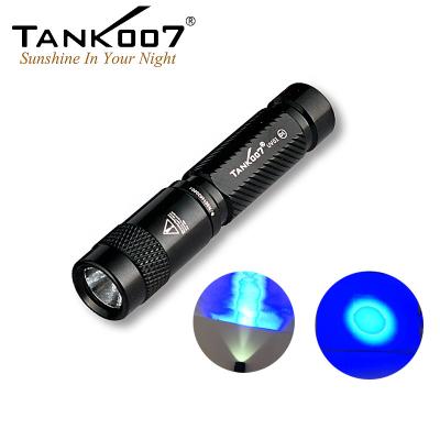 China 2019 Promotional Item 365nm Aluminum Alloy T6061 Tank007 UV01 UV Black Light Head Chain Torch For Money Detecting for sale