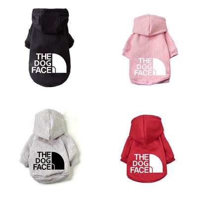 China Drop Shipping Fashion Pet Clothes and Accessories Viable Dog Jacket Clothes Hoodie Dog Face Coat Clothes for sale