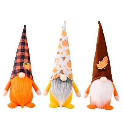 China Multicolor Faceless Plush Doll 36CM Autumn Style New Christmas Elf Santa Doll Gnome Home Window Table Decoration Gift for sale