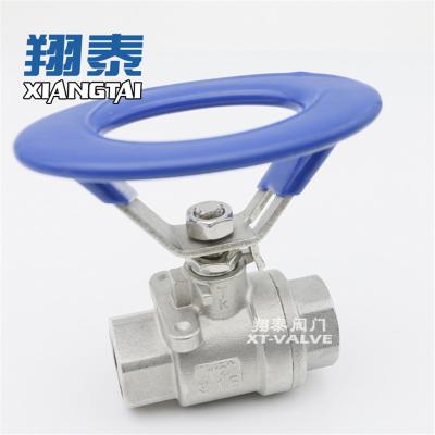 China General Stainless Steel High Temperature Connector Fit Oval Switch Handle Interruption Ball Valve for sale