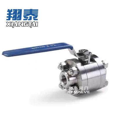 China Factory direct sale 3pcs stainless steel deck ball valve high flange high pressure stainless steel ball valve 3PC for sale