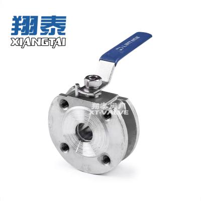 China Hot Tensioning Stainless Steel Products Stainless Steel Wafer Ball Valve Flanged End Modern Ball Valve for sale