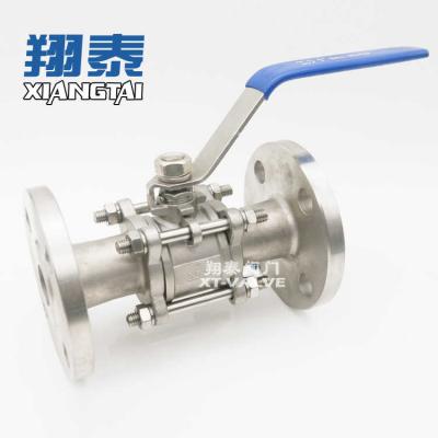 China Stainless steel custom design ball valve 3 spring valve stainless steel return ball valve 3pc for sale