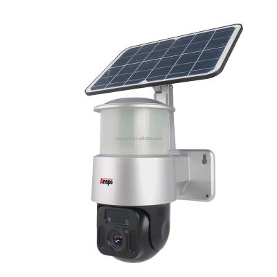 China Human Motion Tracking 2MP WiFi Smart Lighting PTZ Camera 1080P Rechargeable Battery Full Color Solar Waterproof Floodlight Camera Garden Light Camera for sale