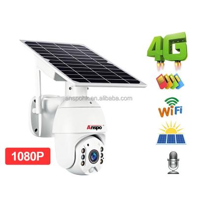 China 1080P NIGHT VISION Solar Panel 4G Sim Cards Frame Rate Dome PTZ Rechargeable Battery PIR Camera 2MP CCTV Surveillance Security Outdoor IP Camera for sale