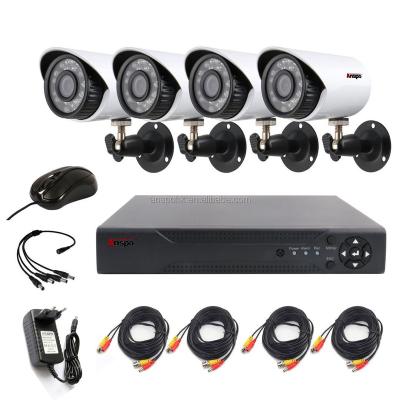 China NIGHT VISION 1.3MP 4CH AHD KIT CCTV Security Cameras System Surveillance Kit Video Outdoor Waterproof CCTV 720P AHD Camera with 4ch DVR for sale