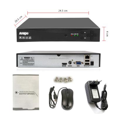 China Video Video Recorder NVR H.265 H.265+ 4CH/8CH/16CH IP Camera Surveillance CCTV System P2P ONVIF 5MP/2MP ASP-7004/7008/7016NVR for sale