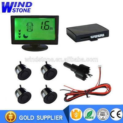 China Car Parking Sensor System Green Color Display LCD Display Sensor Yellow Orange Wireless System for sale