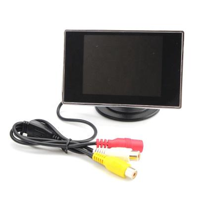 China Round 3.5 Inch TFT Monitor Video Car Reversing Sensor System for sale