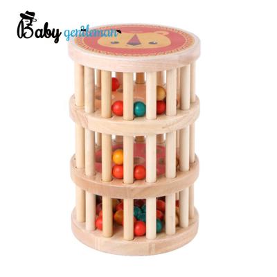 China High Quality Solid Wood +wool Baby Grasping Beads Wooden Roller For Z11086H Wholesale for sale