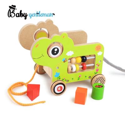 China Plywood+ New Fashion Pull Solid Wood Educational Wooden Toys For Children Z05166B for sale