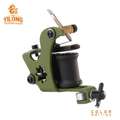 China Yilong Iron Permanent Tattoo Machine Used For Tattoo Coil Lined And Shader Machine for sale