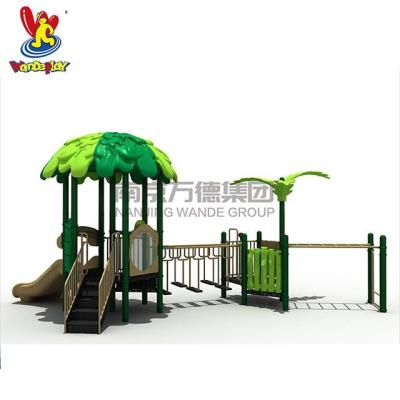 China Outdoor Park Treehouse Playground Equipment Amusement Park Slides For Kids for sale