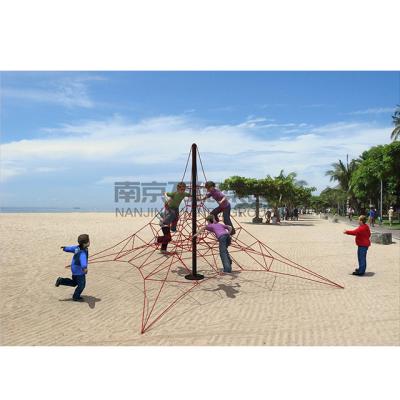 China Net Outdoor Playground Equipment Kids Amusement Park Wandeplay Plastic Climbing Slide for sale